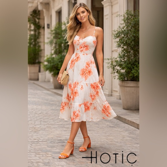 chic Shoes - Hotiç Chic Vibrant Orange Sandals